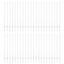 slupek-ogrodzeniowy-44-szt-srebrny-200-cm-stal
