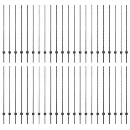 slupek-ogrodzeniowy-44-szt-szary-180-cm-stal