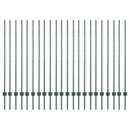 slupek-ogrodzeniowy-22-szt-zielony-180-cm-stal