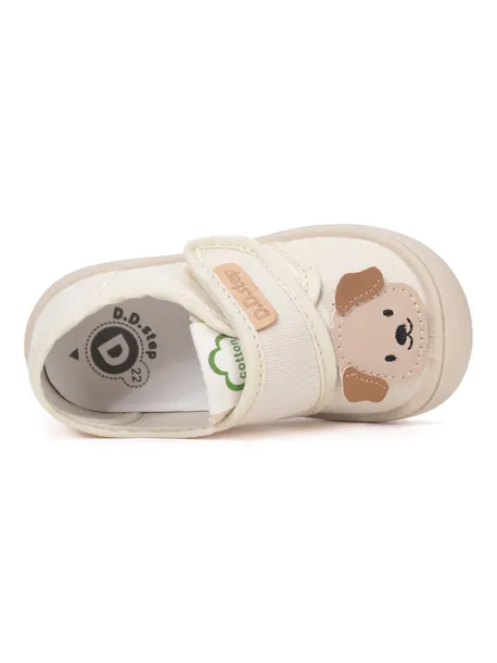 dzieciece-trampki-kremowe-ddstep-plec-unisex
