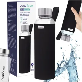 aquafloow-szklana-butelka-na-wode-700-ml-czarne-etui-szklo-borokrzemowe