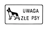 tablica-15-29cm-uwaga-zle-psy