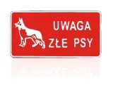 tablica-15-29cm-uwaga-zle-psy
