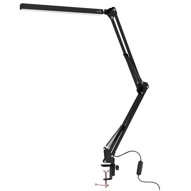 Lampa LED 12W Biurkowa do Gabinetów Kosmetycznych Energooszczędna Czarna