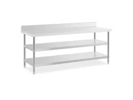 stol-gastronomiczny-blat-roboczy-2-polki-rant-200x70cm-stal-nierdzewna