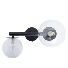 sigma-41487-avola-kinkiet-2-czarny-transparentny