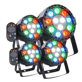 reflektor-sceniczny-par-led-kolorofon-lampa-disco-rgbw-pilot-zestaw-4-szt