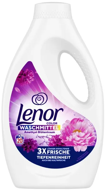 Lenor Amethyst Blütentraum płyn do prania kolorów 20 prań 900ML z Niemiec