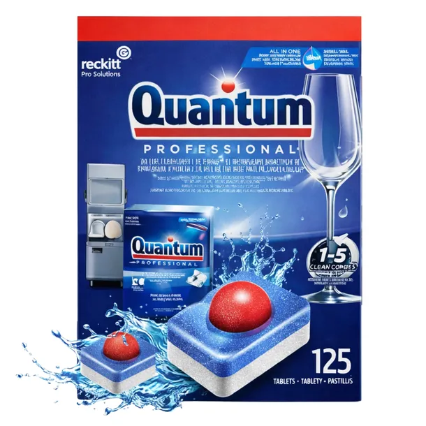 FINISH Quantum Powerball All In One 125 Kapsułki TABLETKI Do Zmywarki