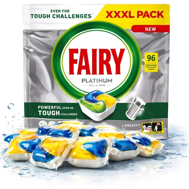 Fairy Platinum 96 szt Kapsułki Tabletki do Zmywarki Oryginalne