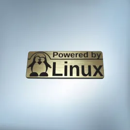 greatergreatergreater-linux-40x15mm-zloty2-emblemat-naklejka-logo-znaczek-symbol-zamiennik