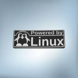 greatergreatergreater-linux-40x15mm-srebrny-emblemat-naklejka-logo-znaczek-symbol-zamiennik