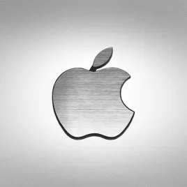 emblemat-naklejka-logo-apple-srebrna-szczotkowana-40x50mm