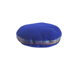 poduszka-pod-mise-aksamitna-niebieska-16cm