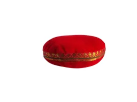 poduszka-pod-mise-aksamitna-czerwona-11-cm