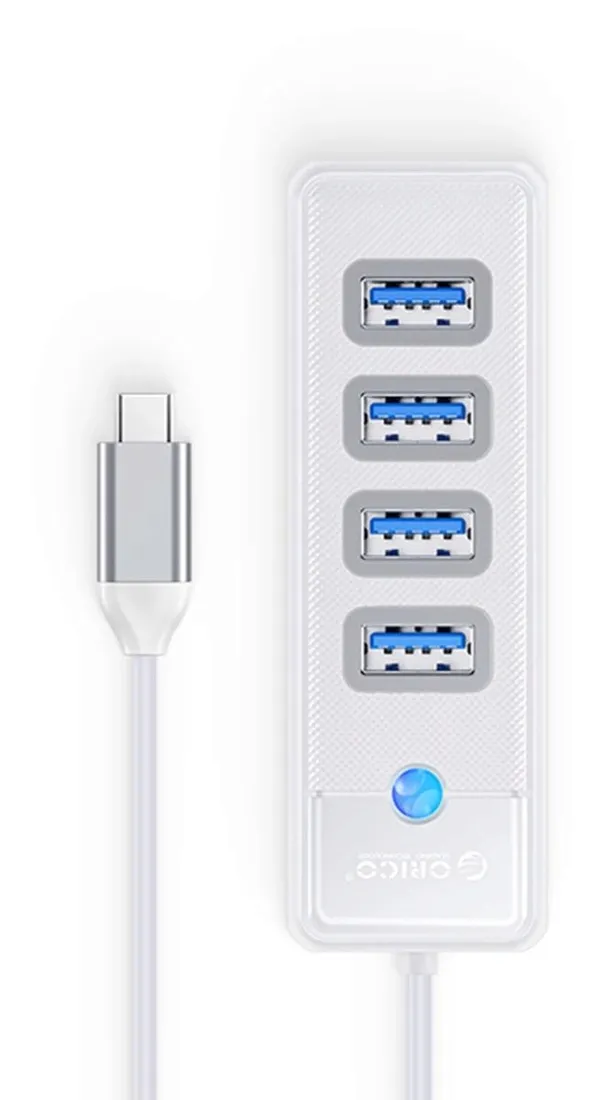 hub-usb-orico-usb-c-4x-usb-a-3-1-bialy