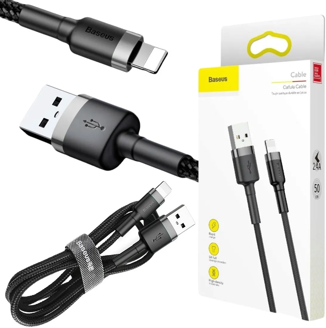 kabel-usb-a-lightning-iphone-baseus-cafule-calklf-ag1-50cm-apple-2-4a-stan-nowy
