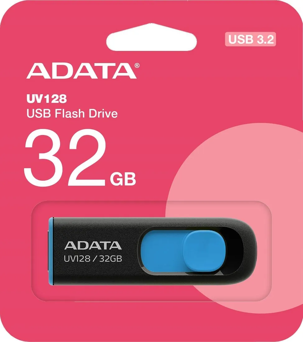 adata-pendrive-uv128-32gb-usb-3-2-gen1-czarno-niebieski-stan-nowy