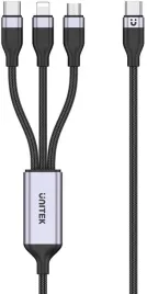 unitek-przewod-ladujacy-usb-3-w-1-czarny