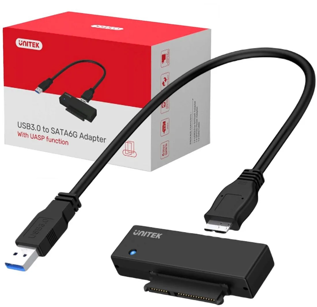 mostek-usb-unitek-usb-sata-iii-stan-nowy
