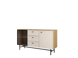 nowoczesna-komoda-szklo-150cm-dab-wiosenny-elwis-jr