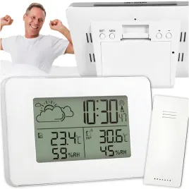 bezprzewodowa-stacja-pogody-barometr-higrometr-lcd-termometr-meteo-bialy