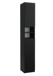 nowoczesna-szafka-lazienkowa-slupek-30cm-regal-dwudrzwiowa-czarna