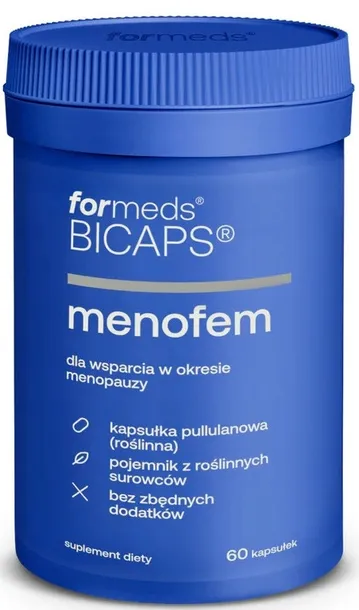 FORMEDS BICAPS MENOFEM czerwona koniczyna wapń niepokalanek menopauza 60kap