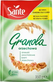 granola-orzechowa-orzeszki-arachidowe-i-krem-orzechowy-sante-na-sniadanie