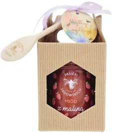 miod-z-malina-naturalny-malina-lyzeczka-pasieki-sadowskich-zestaw-prezent