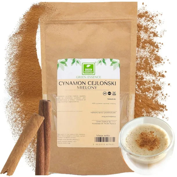 CYNAMON CEJLOŃSKI MIELONY słodki oryginalny aromatyczny wysoka jakość 250g
