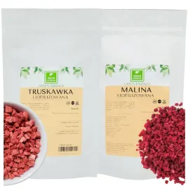 owoce-liofilizowane-malina-truskawka-grys-zestaw