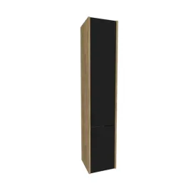 wiszacy-slupek-verti-ryflowany-front-czarna-dab-szer-32-cm-wys-160-cm