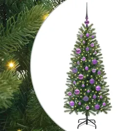 elegancka-sztuczna-choinka-bozonarodzeniowa-120-cm-z-lampkami-led-i-zasila