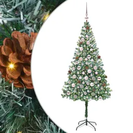 stozkowa-dekoracyjna-choinka-led-z-girlanda-zielona-180-cm