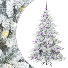 sztuczna-choinka-na-zawiasach-180-cm-z-dekoracyjnymi-lampkami-led-bialy