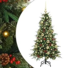 nowoczesna-stozkowa-choinka-z-oswietleniem-led-120-cm-zielona-dekoracja