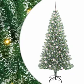 nowoczesna-sztuczna-choinka-z-pokryciem-sniegowym-i-lampkami-led-210-cm