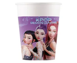 kubeczki-papierowe-k-pop-demon-hunters-200ml-8szt-procos