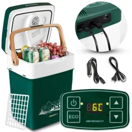 lodowka-turystyczna-samochodowa-12v-230v-usb-29l-zielona-funkcja-grzania