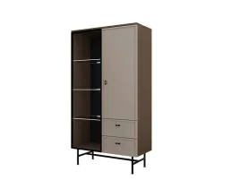 nowoczesna-witryna-90cm-dab-ciemny-toffi-elwis-jr