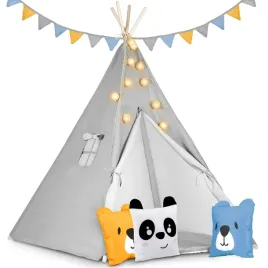 tipi-dla-dzieci-namiot-do-domu-girlanda-poduszki-swiatelka