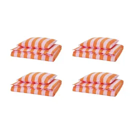 4-szt-poszwa-na-koldre-i-poszewka-pomaranczowo-rozowe-150x200-slanhostmal