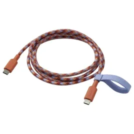 kabel-usb-c-1-5m-3a-wytrzymaly-pomaranczowy-liliowy