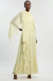 zolta-sukienka-maxi-z-marszczeniami-karen-millen-s