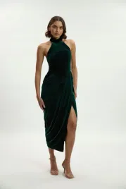 zielona-dopasowana-sukienka-maxi-karen-millen-xl