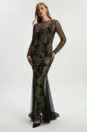 czarna-sukienka-maxi-z-aplikacja-kwiatowa-karen-millen-xl
