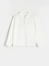biale-polo-z-dlugim-rekawem-reserved-170