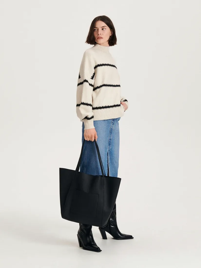 sweter-w-paski-reserved-l