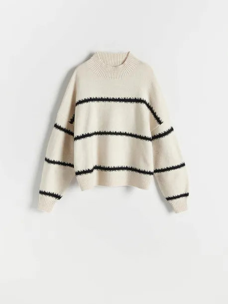 sweter-w-paski-reserved-l-linia-regular